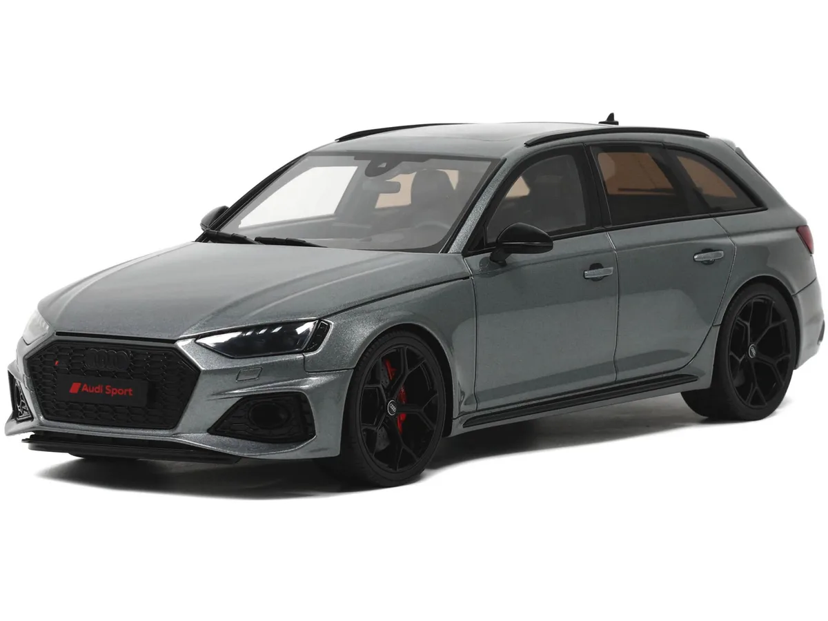 GT Spirit GT Spirit Audi RS 4 Competition Gray Metallic 1/18 hobby collectible — product photo