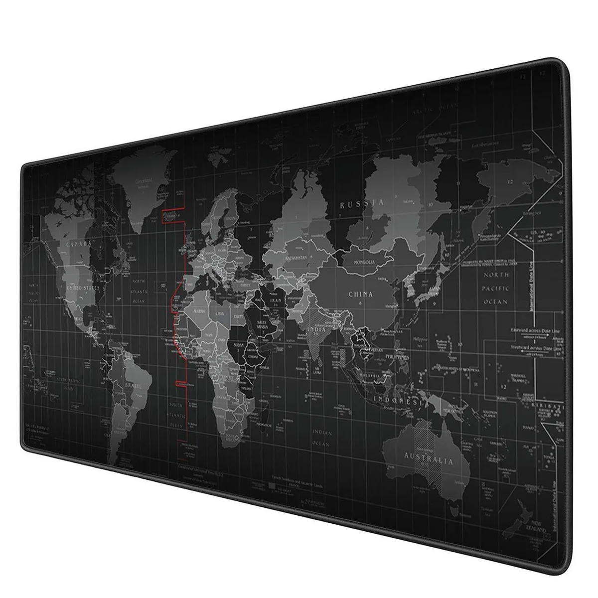 KEHIPI KEHIPI Extended Mouse Pad 35.4x15.7x0.12 inch World Map Design — product photo
