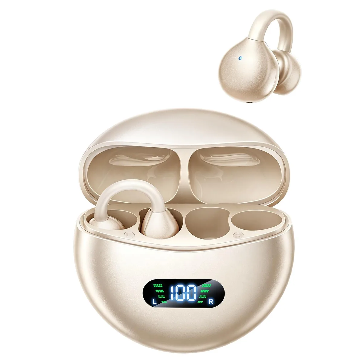 No Sew No Sew M79 Skin clip-on earbuds Bluetooth 5.4 48h IPX6 — product photo
