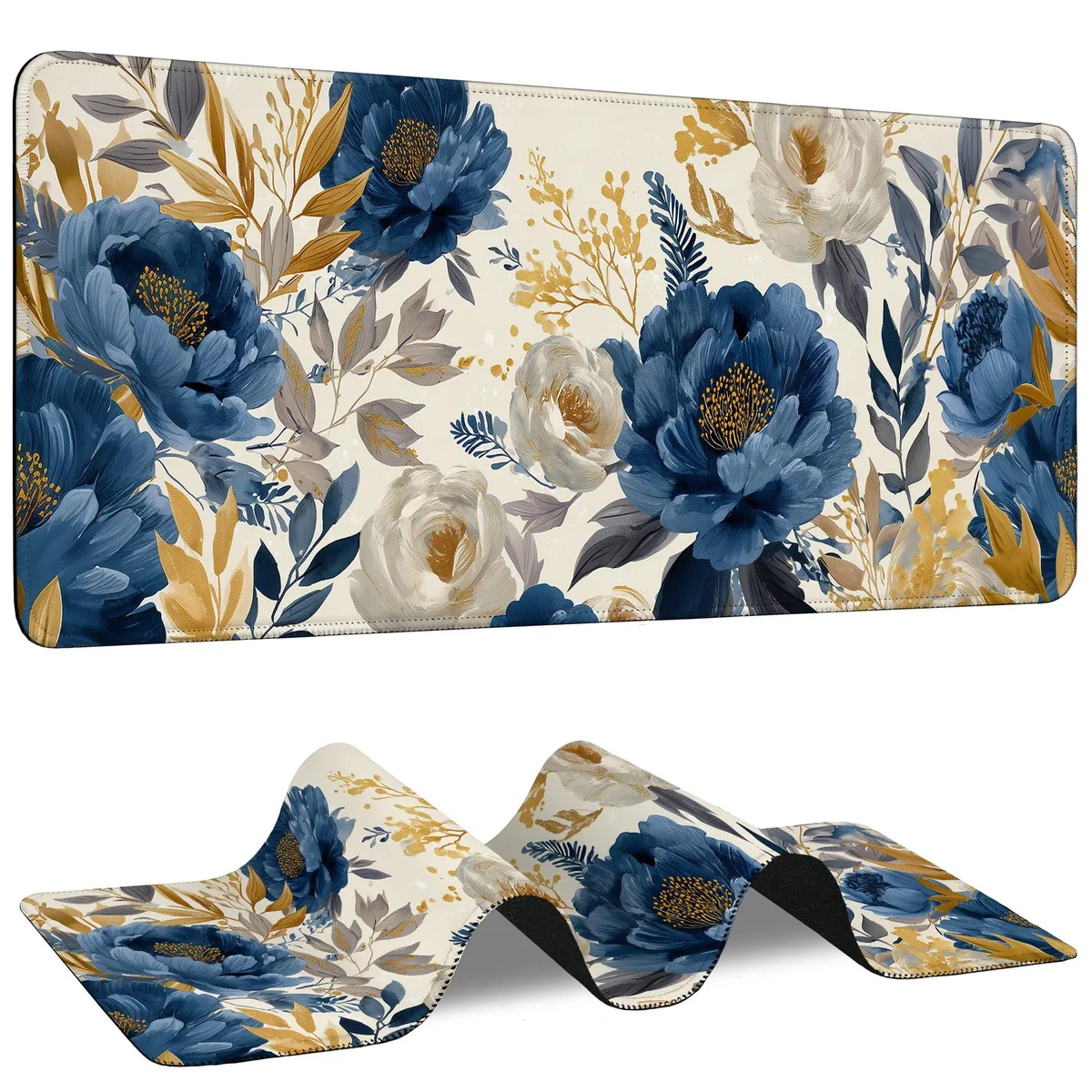  OHEGBXE OHEGA01 Watercolor Rose Extended Mouse Pad 31.5" x 11.8 — product photo