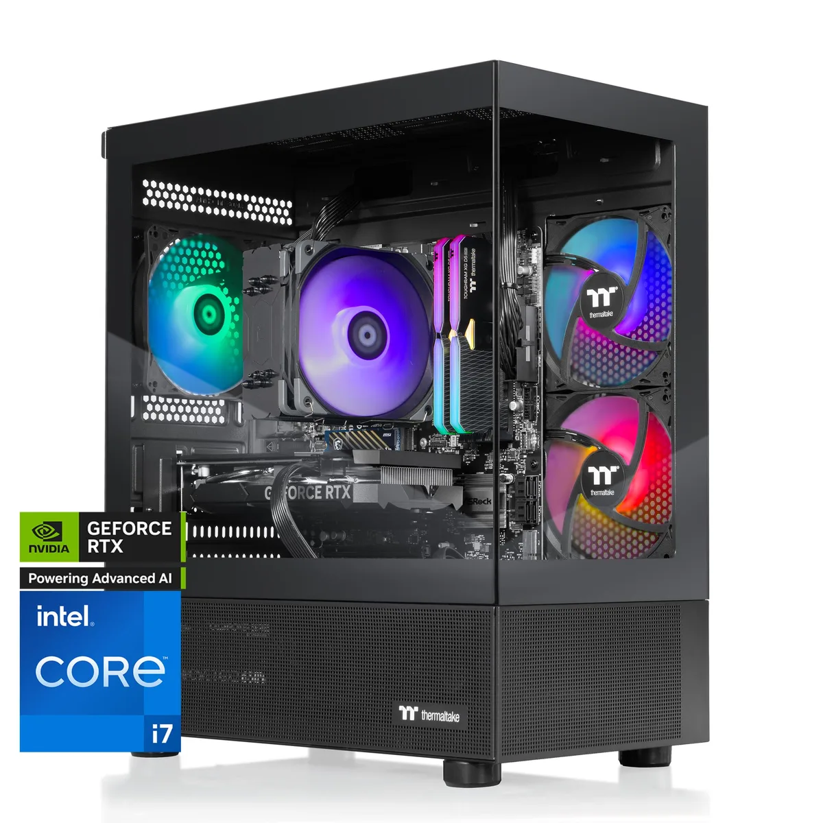 Thermaltake Thermaltake V17B-B760-570-LCS gaming PC i7-14700F RTX 5070 32GB DDR5 1TB — product photo