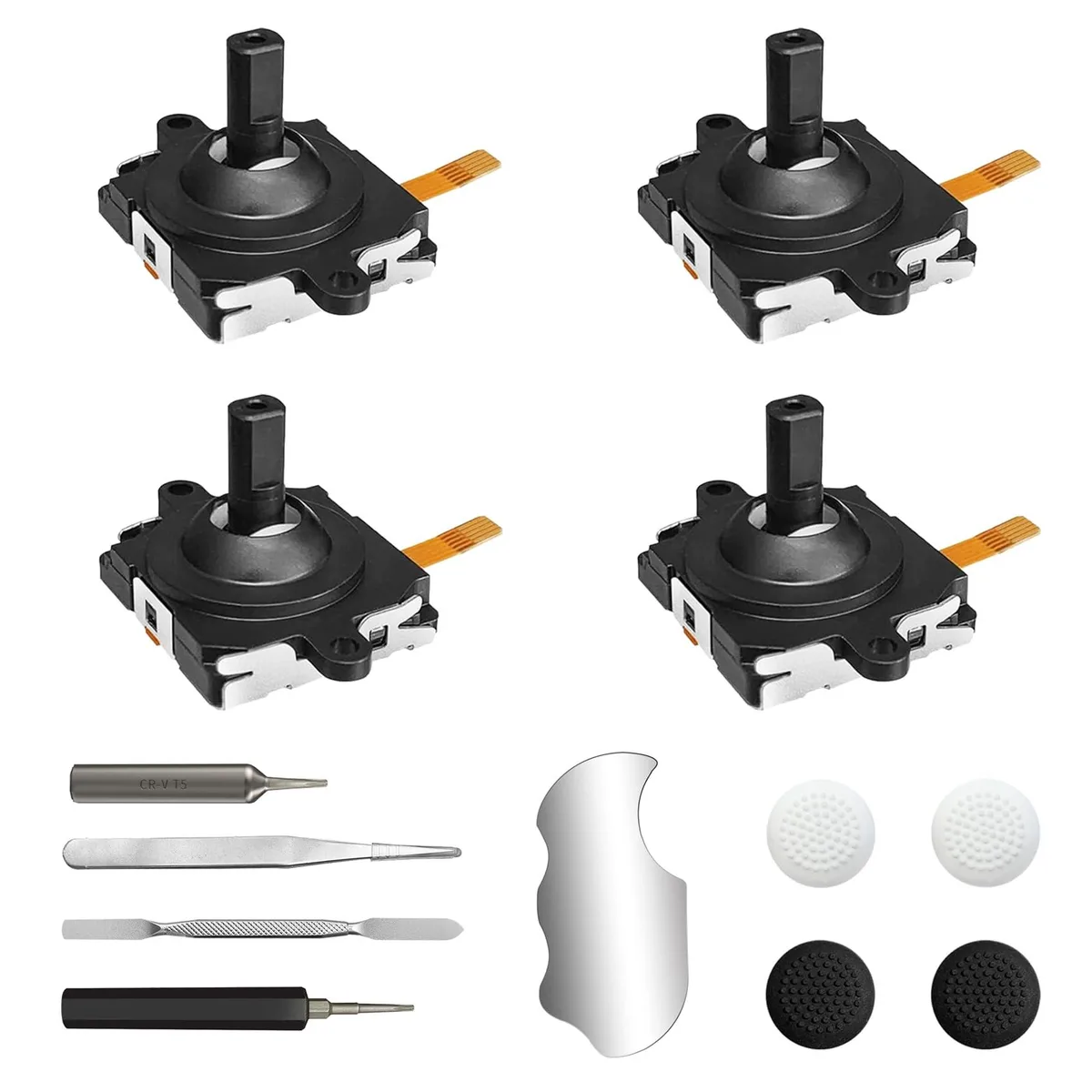 Small cardboard box containing joystick repair kit for Quest 2 controllers