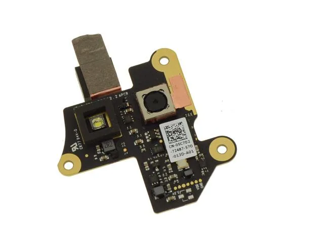 Dell Latitude 12 Rugged Tablet 7202 rear camera module 5C7D2 with LED flash