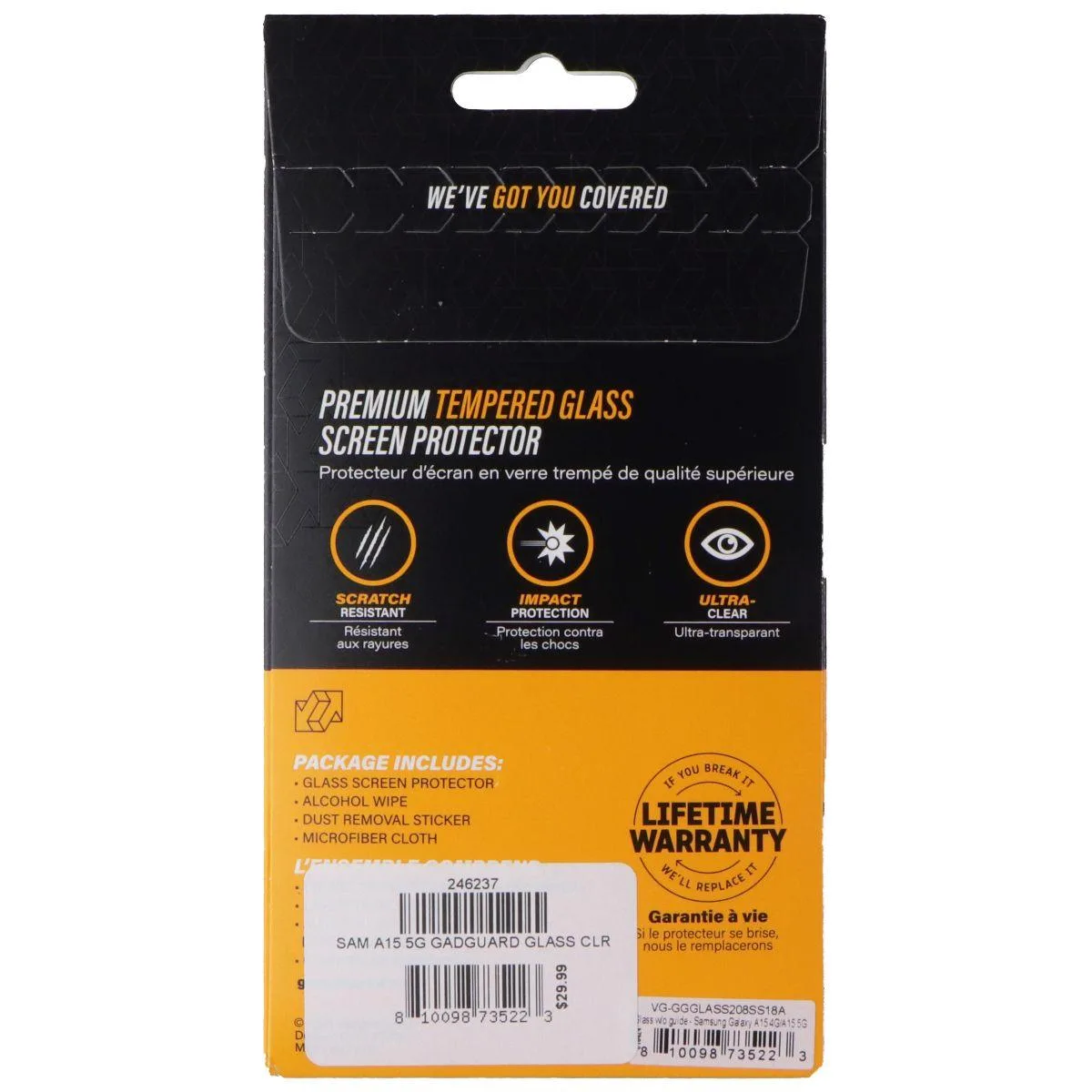 Invisible Gadget Guard Invisible Gadget Guard Glass Screen Protector for Samsung Galaxy A15 4G/5G Clear — product photo