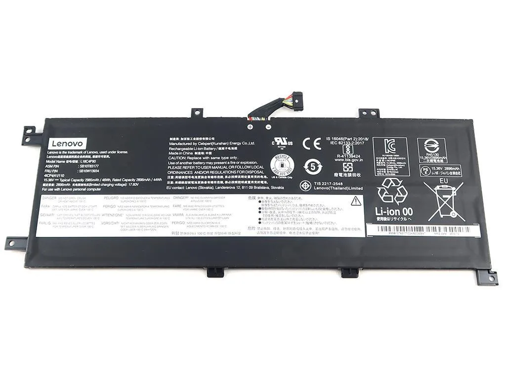 Lenovo Lenovo L18C4P90 15.36V 44Wh 4-cell laptop battery — product photo