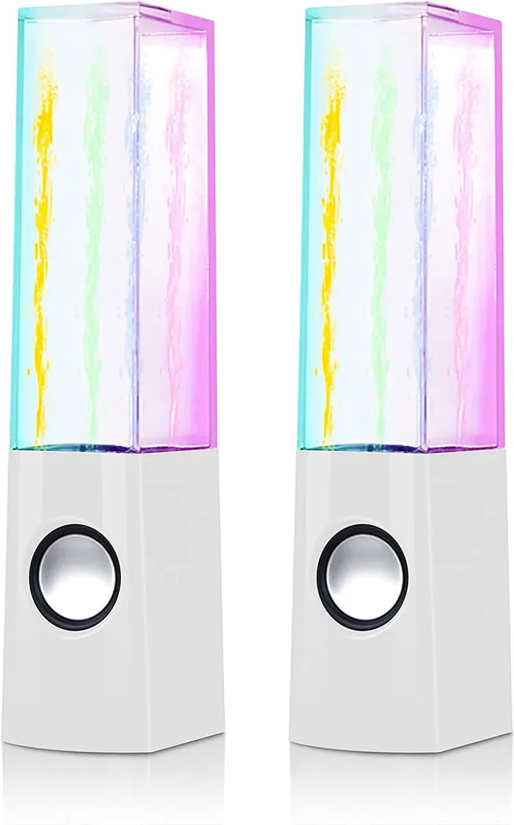 ebest ebest Water Dancing Speakers White 3.5mm USB Bluetooth — product photo