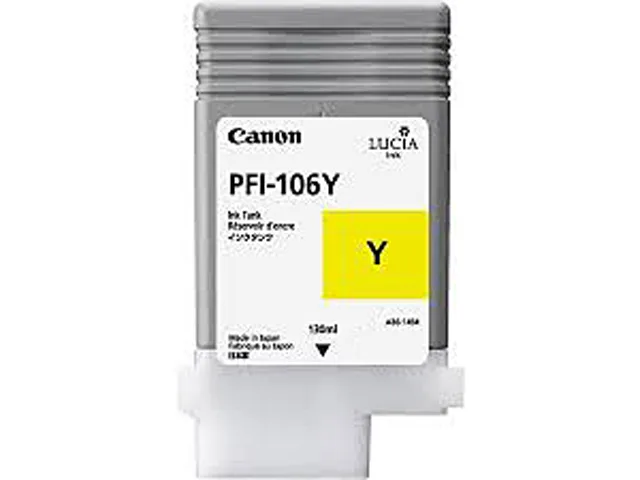 Canon Canon 6624B001AA PFI-106 Yellow Ink Cartridge 130 ml — product photo
