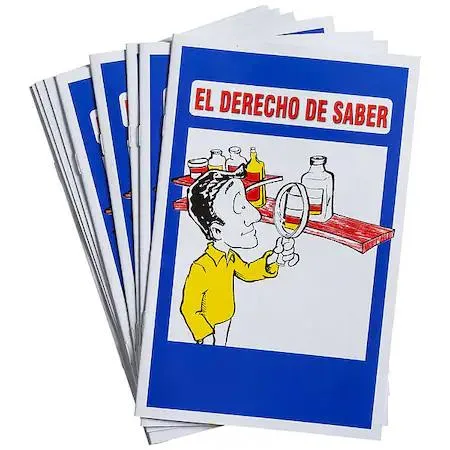 Brady Brady 2103-TEN Spanish Training Booklet Pack 10 — product photo