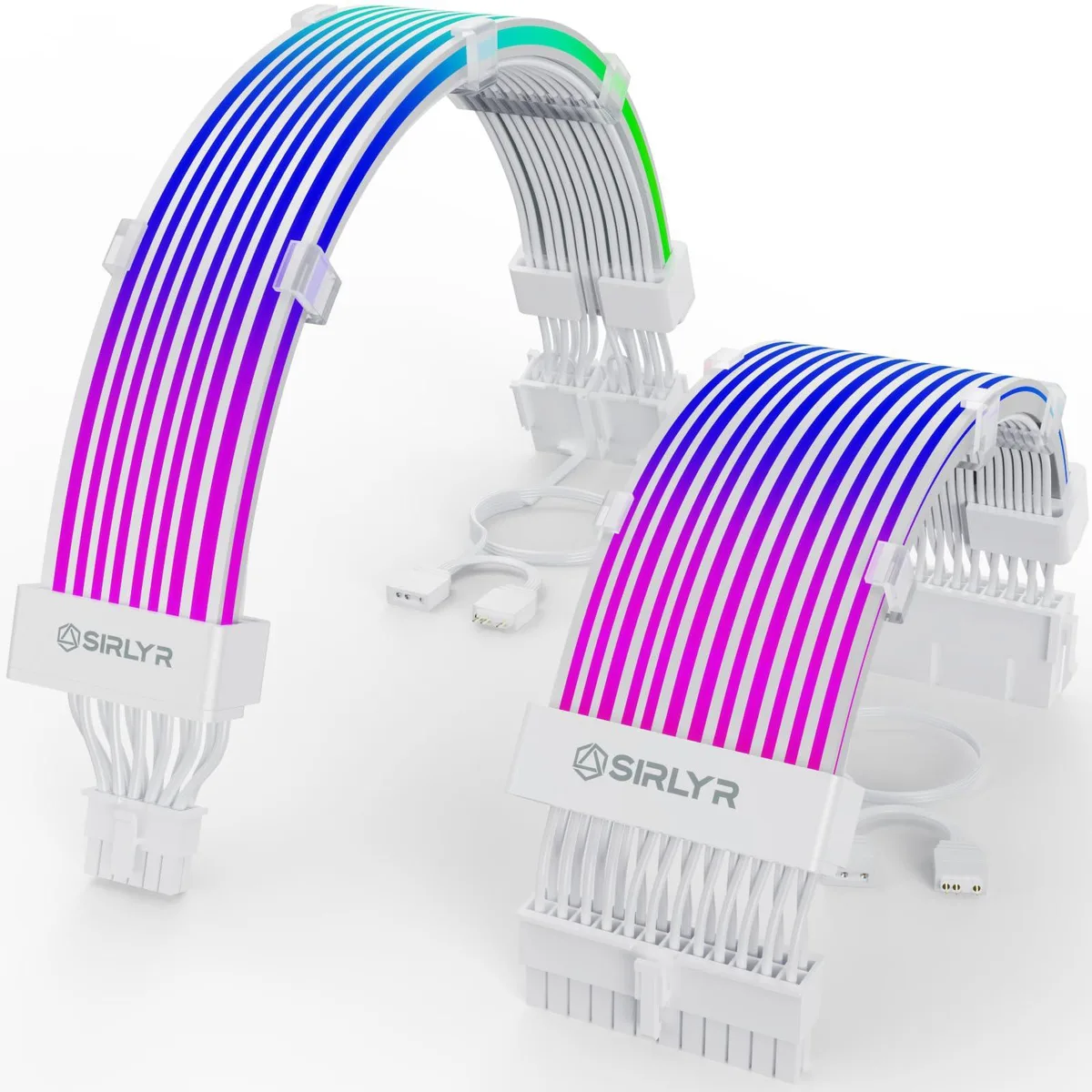  Tripp Lite RGB-03 24-pin ATX 12VHPWR RGB extension cable set — product photo
