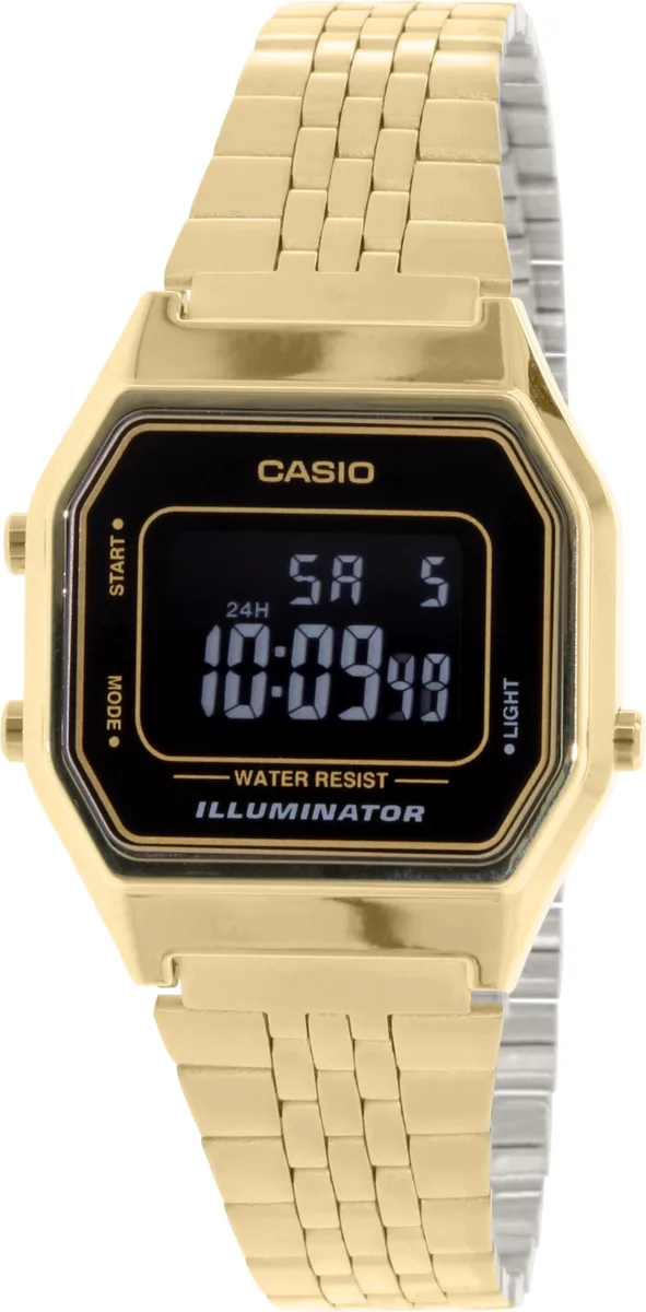 CASIO CASIO LA680WGA-1BD 25 mm Gold Digital Watch — product photo