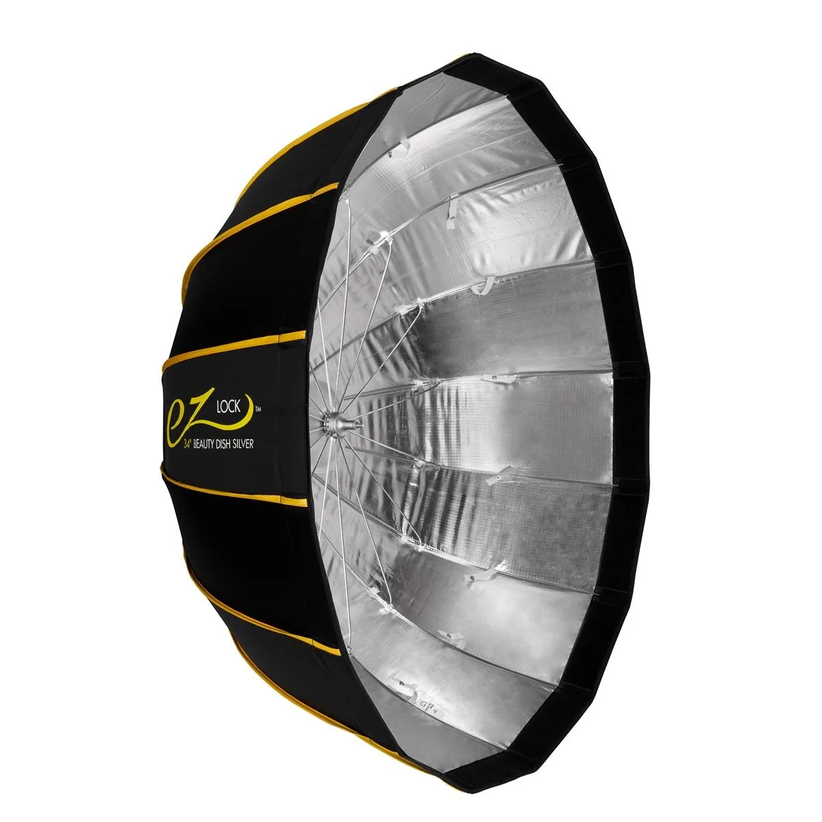 Glow Edge Glow Edge EZ Lock Collapsible Silver Beauty Dish 34" 16 rib — product photo