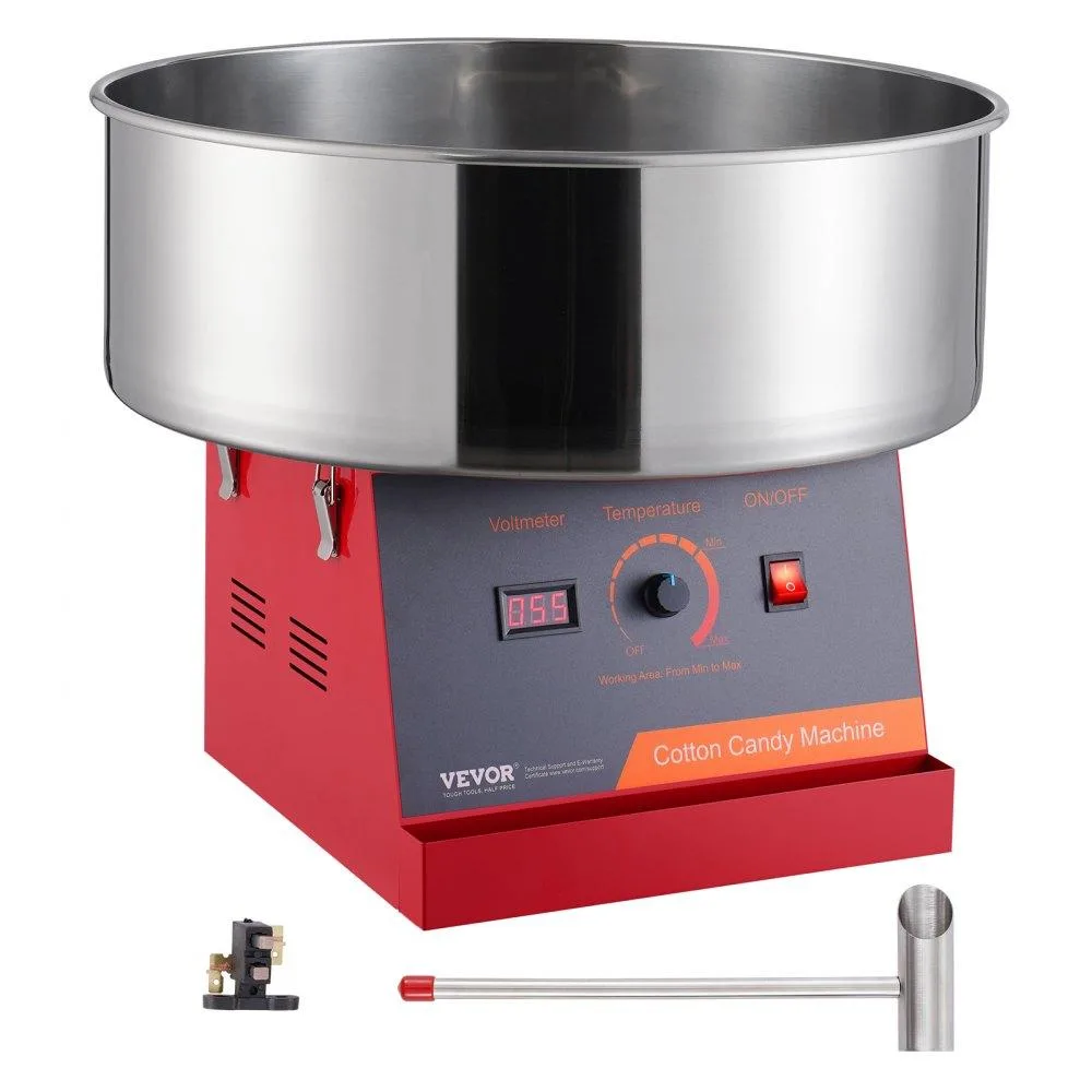 VEVOR VEVOR Electric Cotton Candy Machine 1000W Party Red — product photo