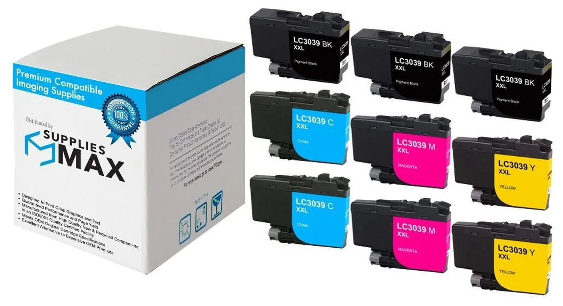SuppliesMax SuppliesMax LC-3039VALBP_3PK 12-pack toner cartridge — product photo