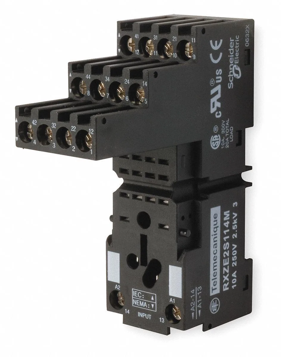 Schneider Electric Schneider Electric RXZE2S114M 14-Pin DIN Rail Socket 250V 10A — product photo