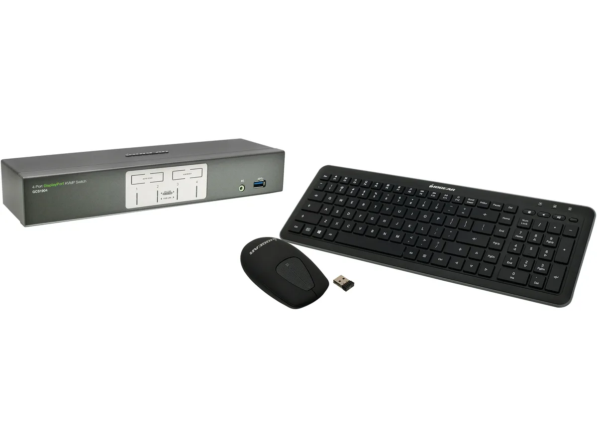 IOGEAR IOGEAR GCS1904-KM 4-Port 4K DisplayPort KVM Switch — product photo