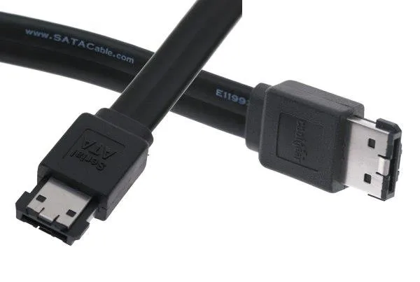 CableMAX CableMAX CA-2ESSQ eSATA to eSATA cable 3 ft — product photo