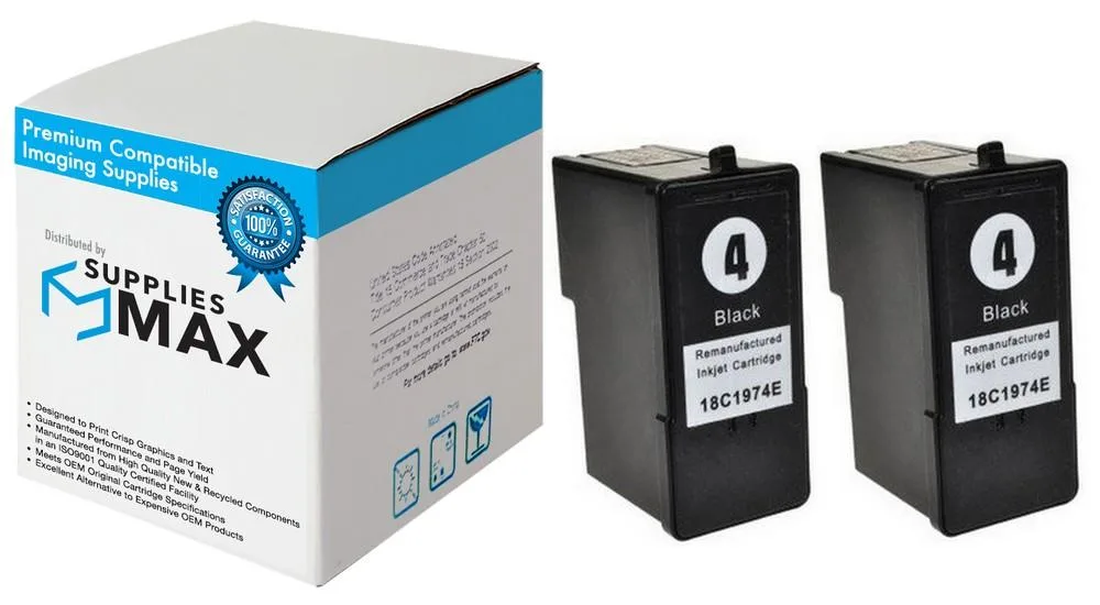 SuppliesMax SuppliesMax Lexmark 18C2250 Black Inkjet Cartridge 2-Pack 170 Pages — product photo