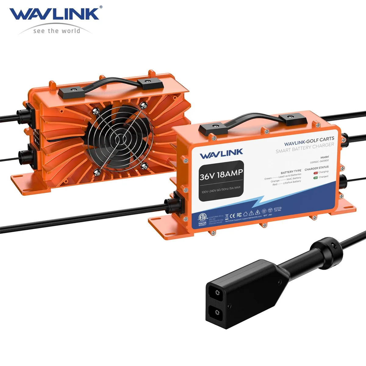 Wavlink Wavlink WL-GS950C-3601800 36V 18A battery charger — product photo
