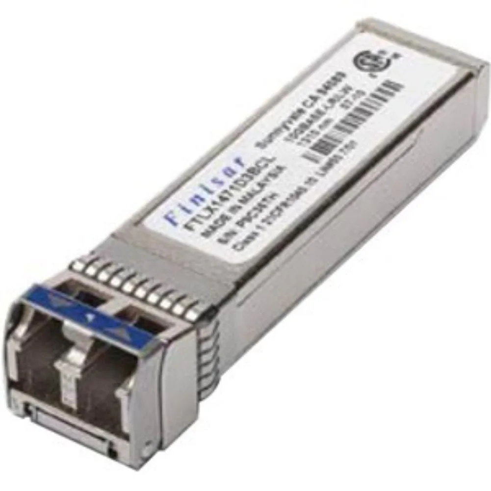 Finisar Corporation Finisar Corporation FTLX1475D3BCL 10Gb/s 10km 1310nm SFP+ transceiver — product photo