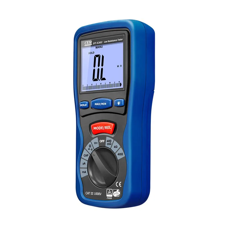 CEM CEM DT-5302 Digital Multimeter Kelvin 4-wire 4000 counts electrician tool — product photo