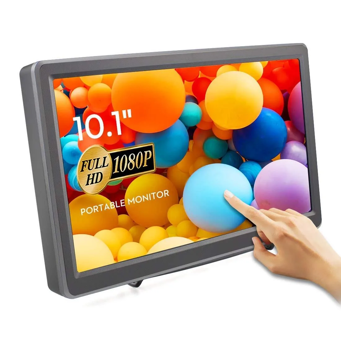 V2 Technologies V2 Technologies 10.1 Inch IPS Capacitive Touchscreen Monitor 1920x1080 2 in 1 accessory — product photo