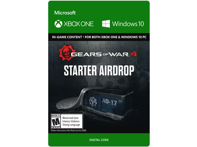 Microsoft Microsoft 7LM-00007 Gears of War 4 Starter Airdrop downloadable game — product photo