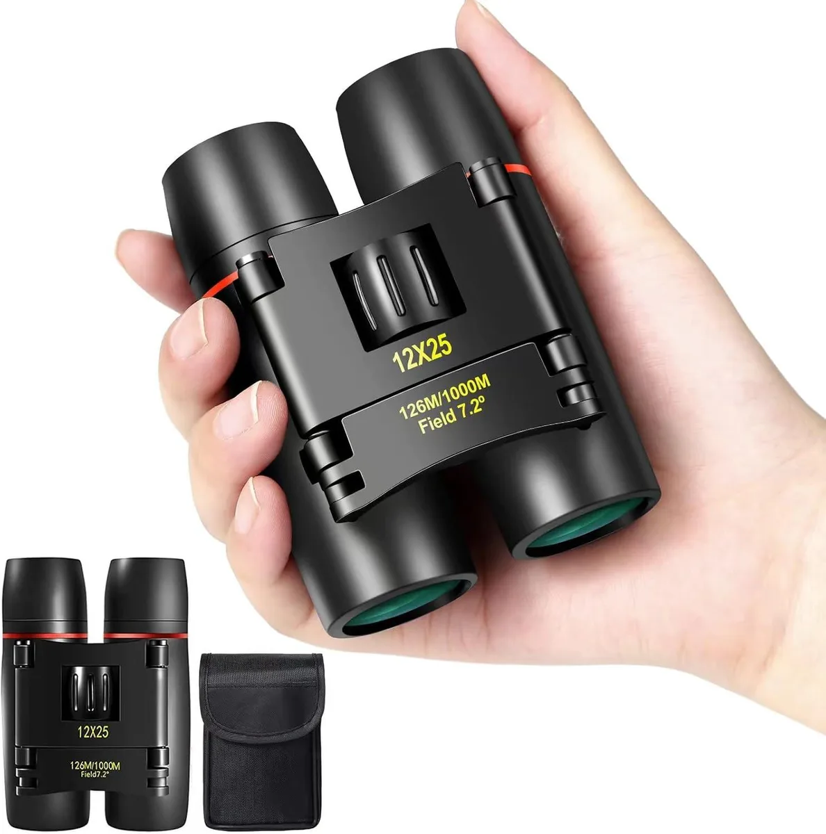 RUOCLRIS RUOCLRIS 12x25 Compact Binocular Green — product photo