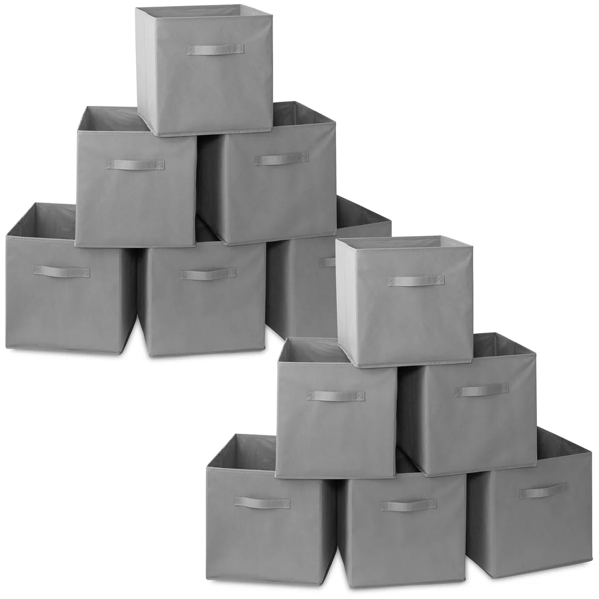 Casafield Casafield 12 Collapsible Fabric Storage Bins Gray 13 — product photo