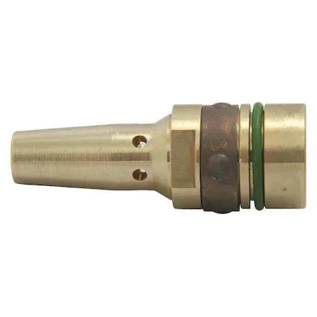 Brass slip-on retaining head with single taper TOUGH LOCK design