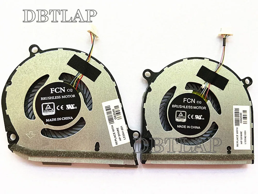 DBTLAP DBTLAP Blower Cooling Fan FCN FLCB DFS5K121154915 HQ23300020000 4-Wire Fan laptop cooling pad — product photo