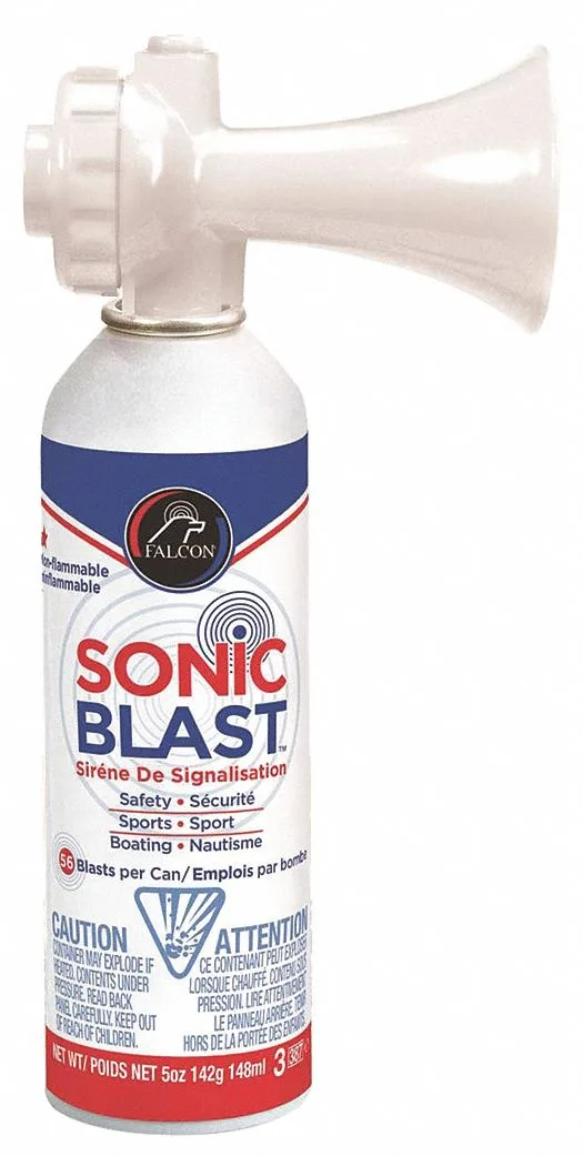  Sonic Blast Personal Safety Horn 120 dB 39 ft coverage plastic home safety — product photo