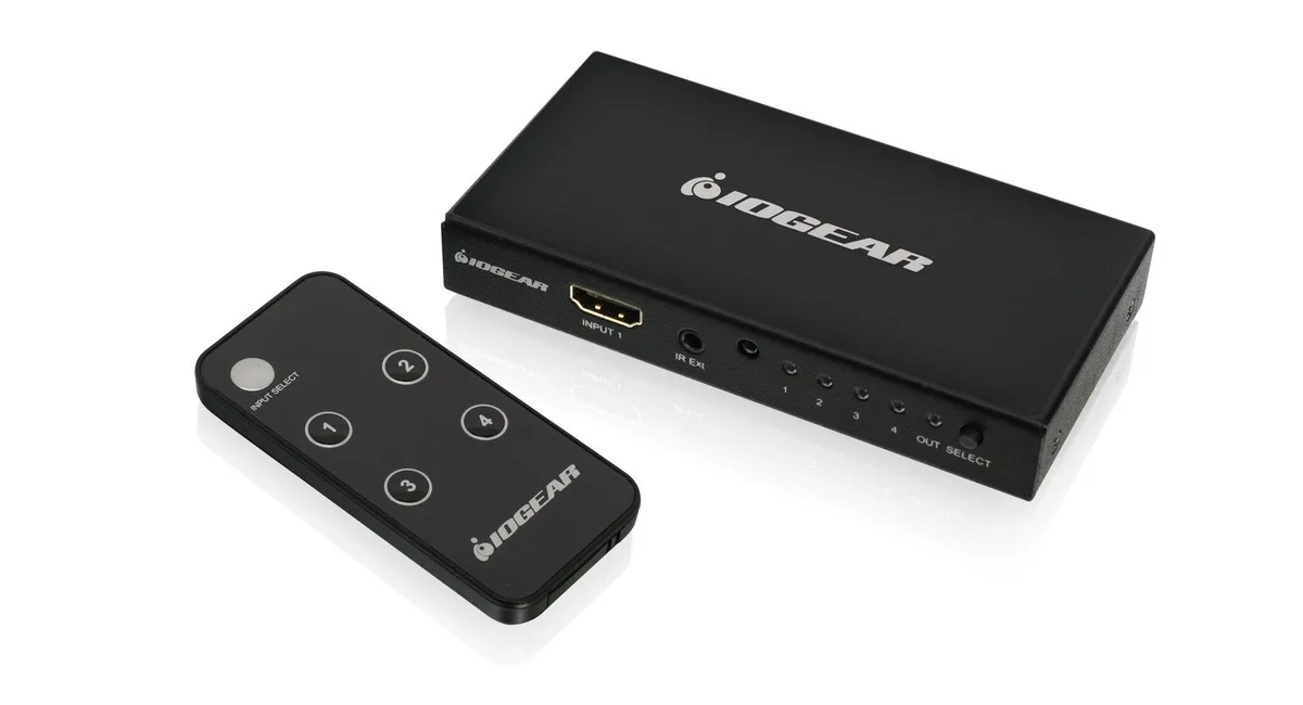 IOGEAR IOGEAR GHDSW4K3 3-Port 4K KVM Switch 4096x2160 60Hz — product photo