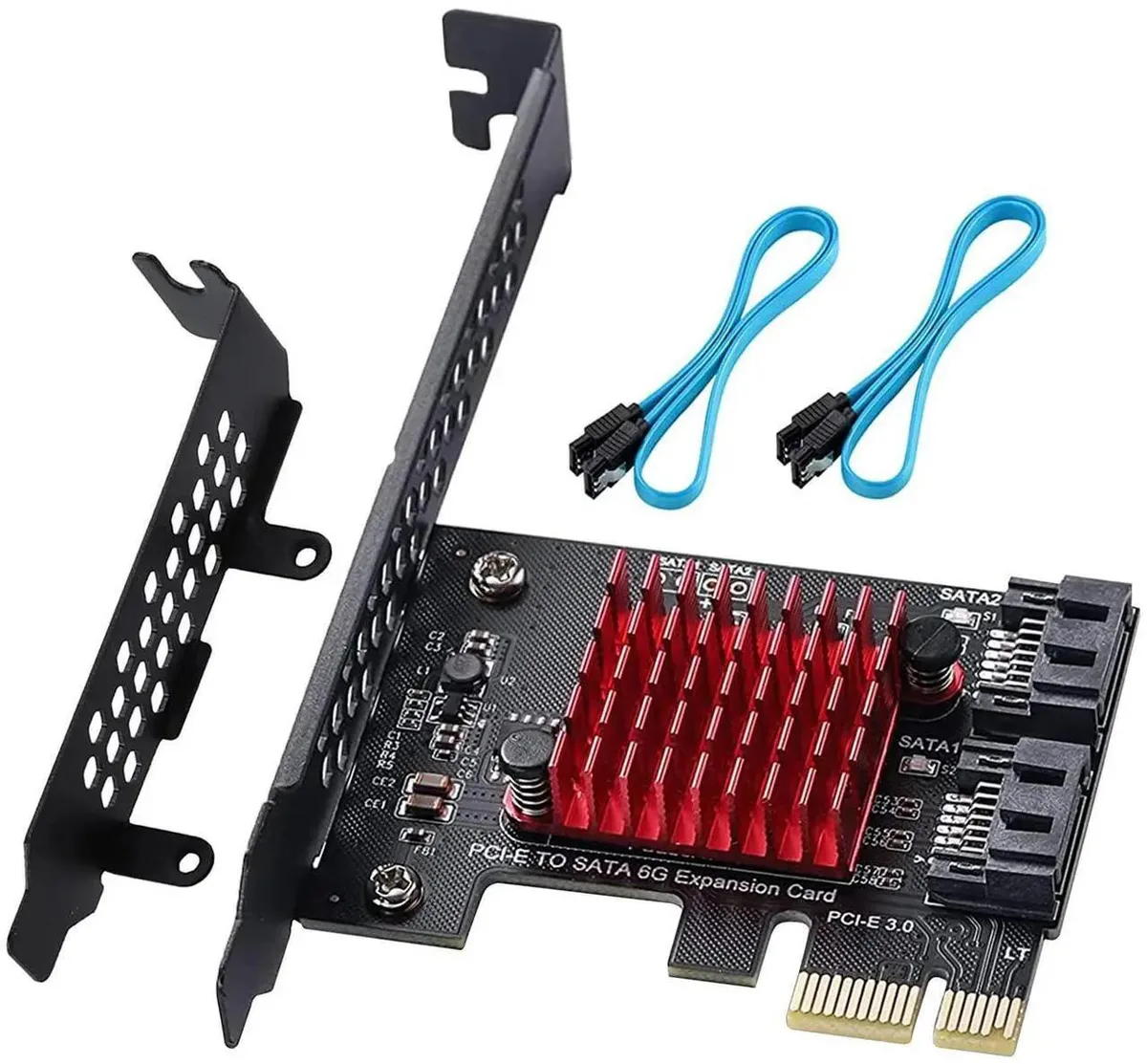 Vszerda Vszerda PCIe SATA 3.0 2-port card with 2 cables — product photo