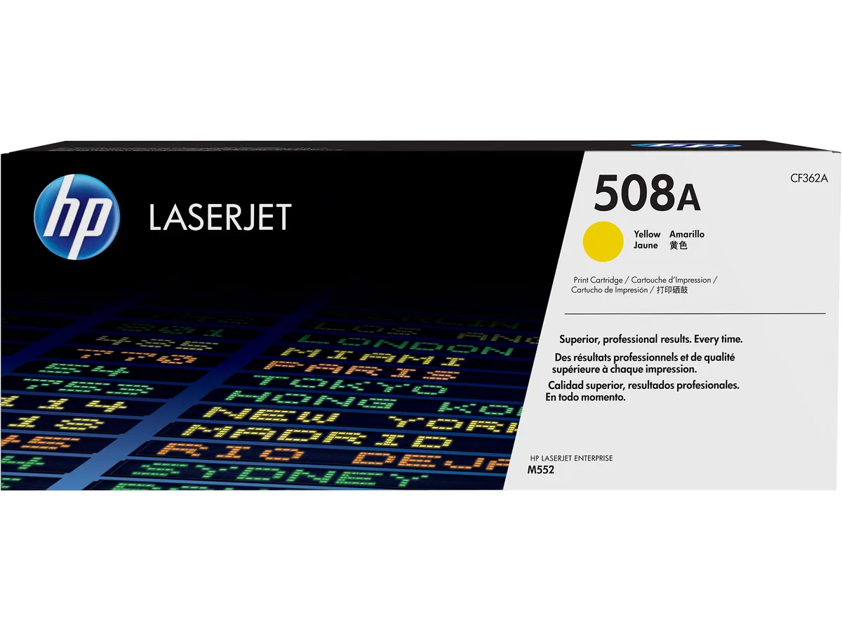 HP HP CF362A 508A Yellow Toner Cartridge 5000 Pages — product photo