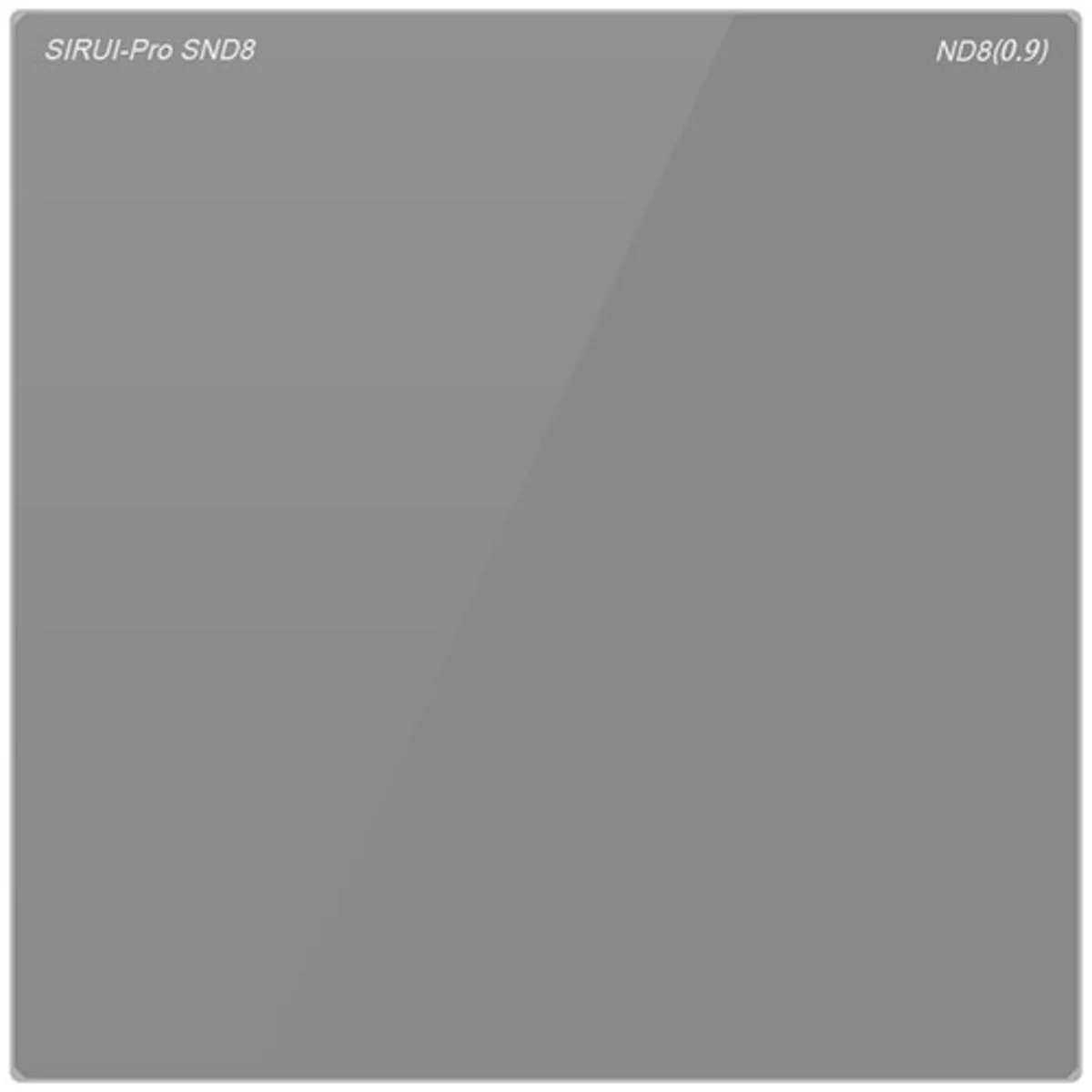 Rectangular 100 x 150mm reverse graduated ND filter, 2mm thick Schott glass, neutral grey finish