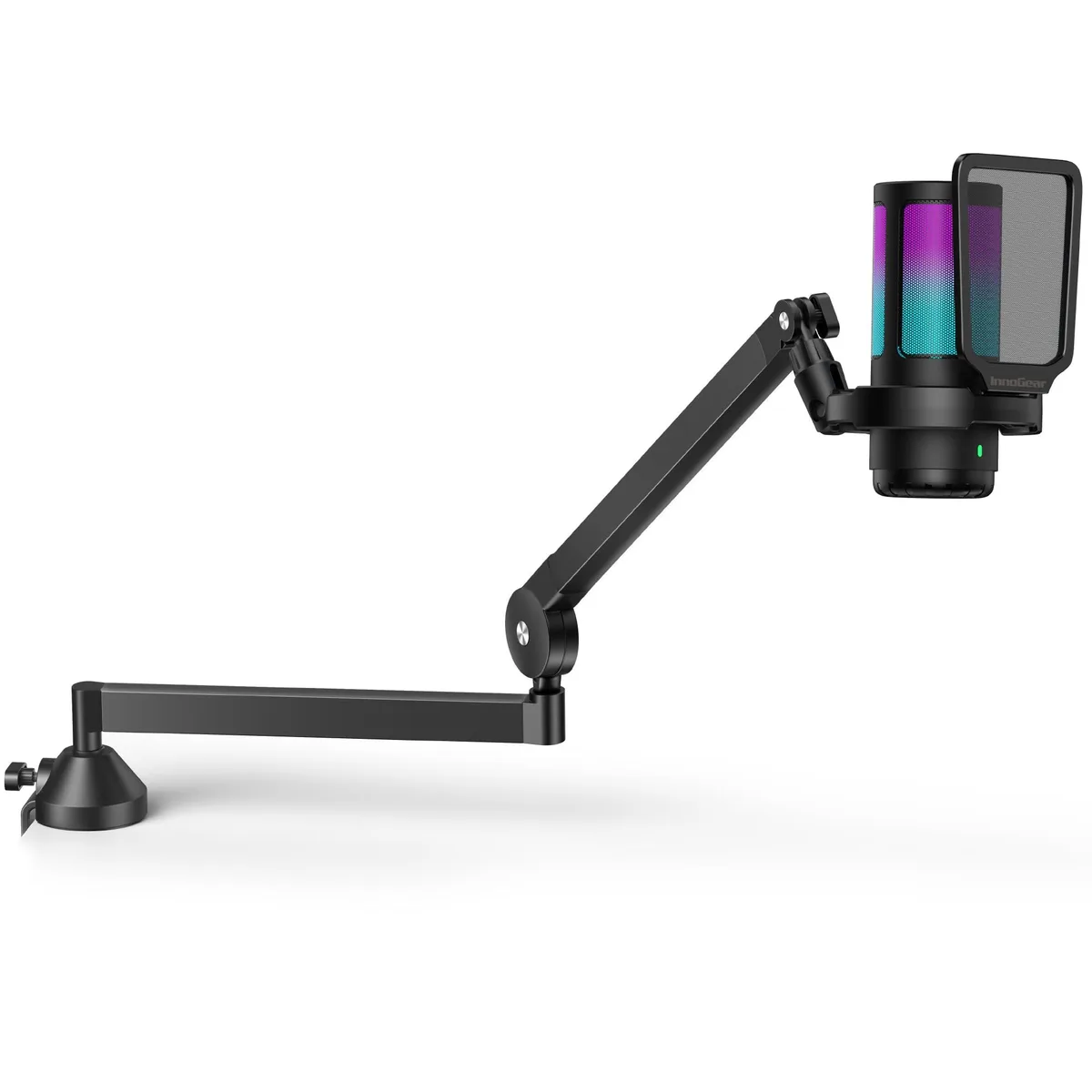 InnoGear CM38D USB Gaming Microphone Set, Black — product photo
