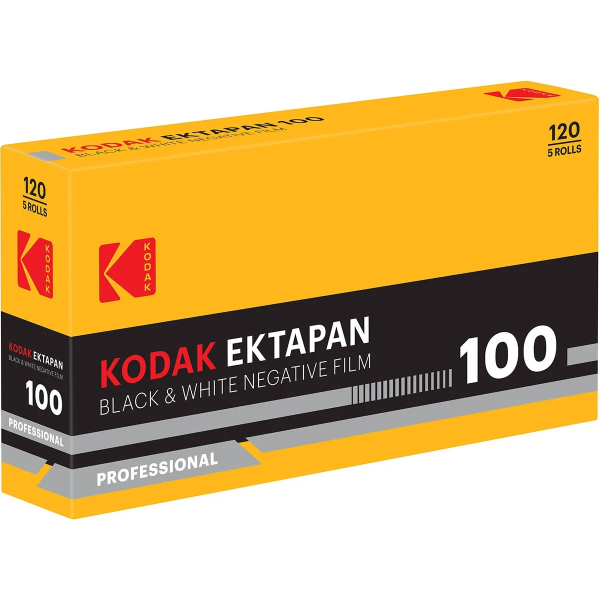 Kodak Kodak Ektapan 100 Black and White 120 Negative Film 5-Pack — product photo
