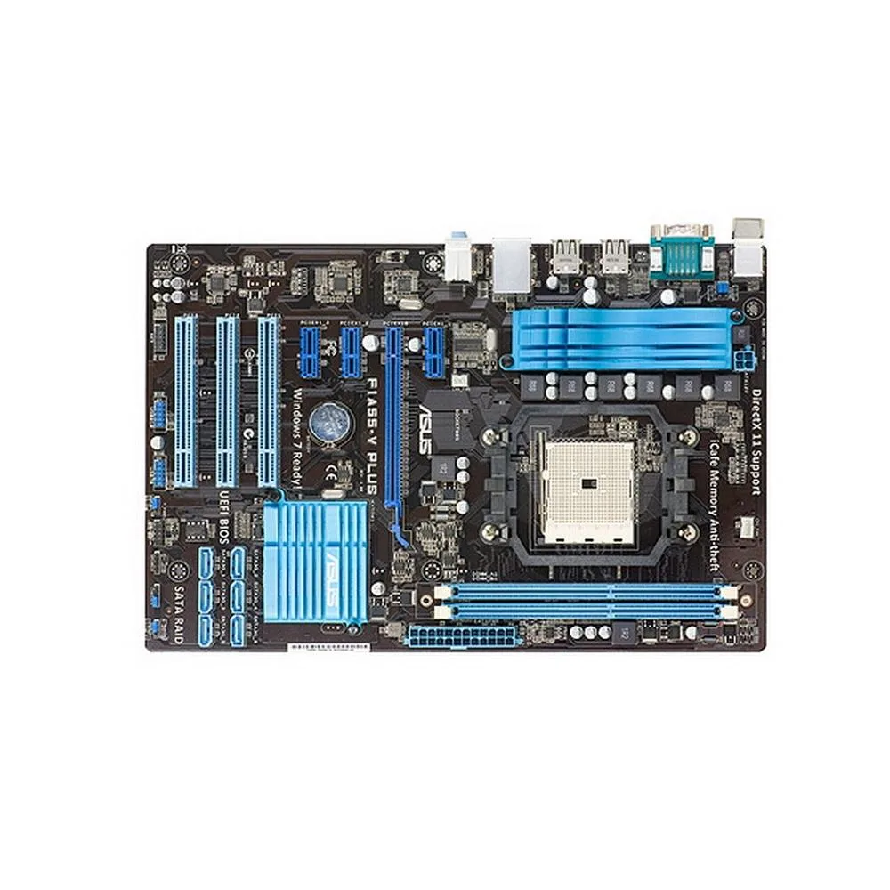 ASUS ASUS F1A55-V PLUS AMD A55 Socket FM1 DDR3 16GB ATX AMD motherboard — product photo