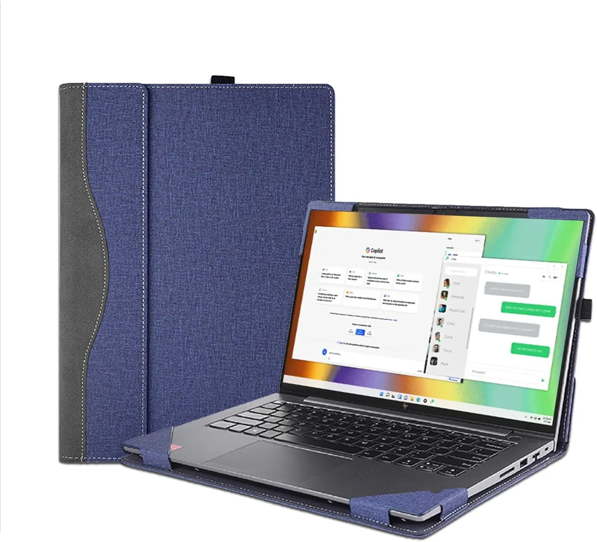 BONAEVER BONAEVER 13.3 inch HP Pavilion Aero 13-bg 13t-bg Hard Case Blue — product photo