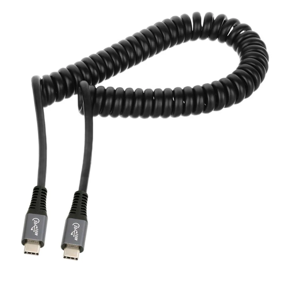Fervit Fervit USB4 coiled cable 20Gbps 100W 8K 1.8m — product photo