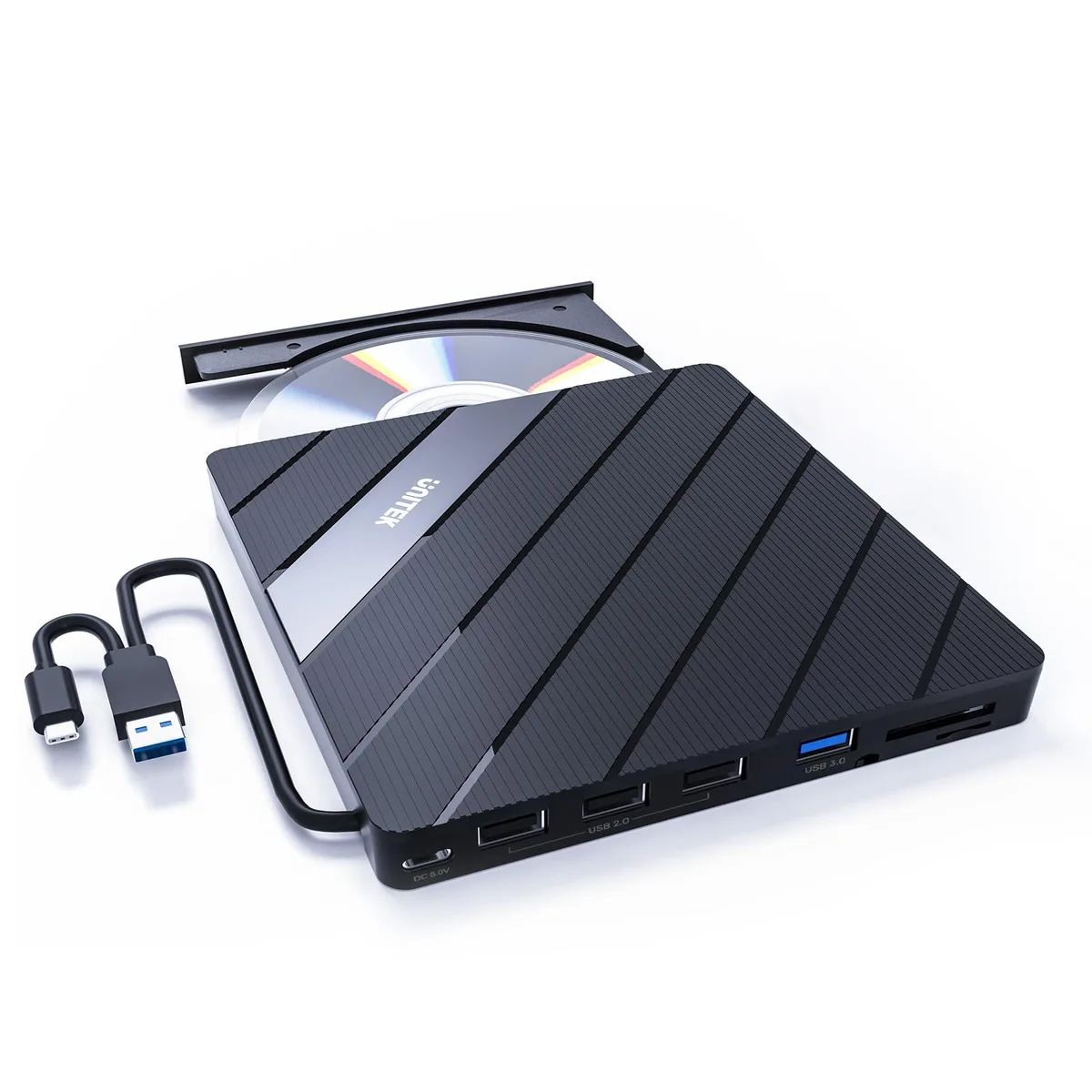 KEHIPI KEHIPI T040A 6-in-1 DVD Duplicator USB 3.0 SD TF Hub — product photo