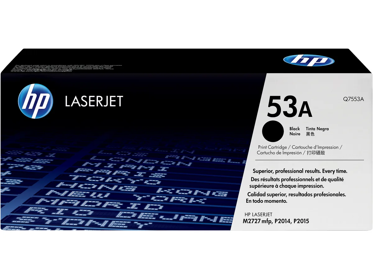 HP HP Q7553A (53A) Black Toner Cartridge – 3000 Pages — product photo