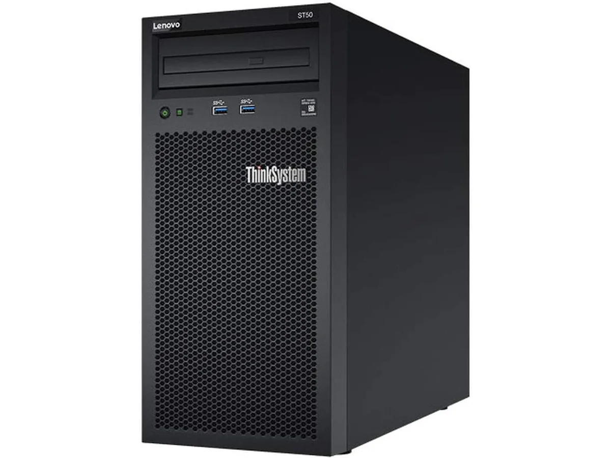 Lenovo Lenovo ThinkSystem ST50 Tower Server Xeon 3.4GHz 32GB DDR4 6TB HDD JBOD Windows Server 2016 — product photo