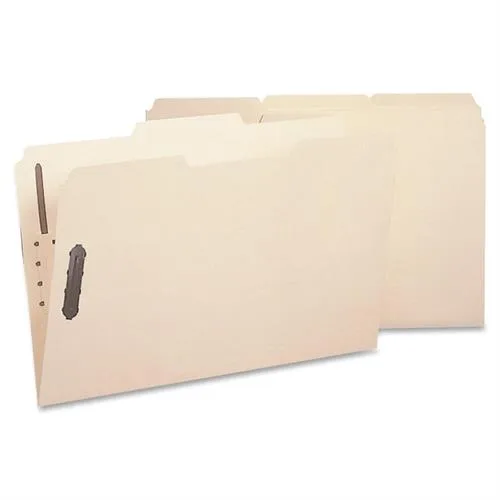 Smead Smead 19600 Legal Fastener Folder 14in 2 Fasteners 18pt 50 Box — product photo