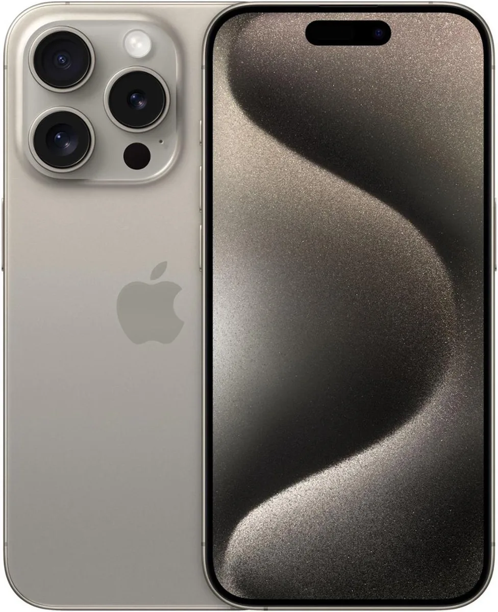 Apple Apple PAB100835 iPhone 15 Pro 256GB Natural Titanium cell phones - unlocked — product photo