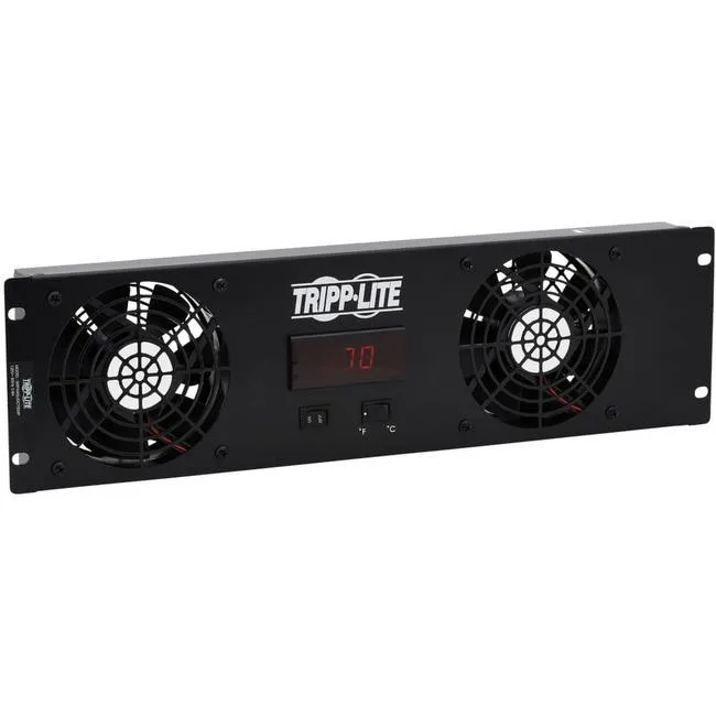 Tripp Lite Tripp Lite SRFAN3UDCTEMP 3U Server Rack Fan Tray 2 Fans 169 CFM 120V — product photo