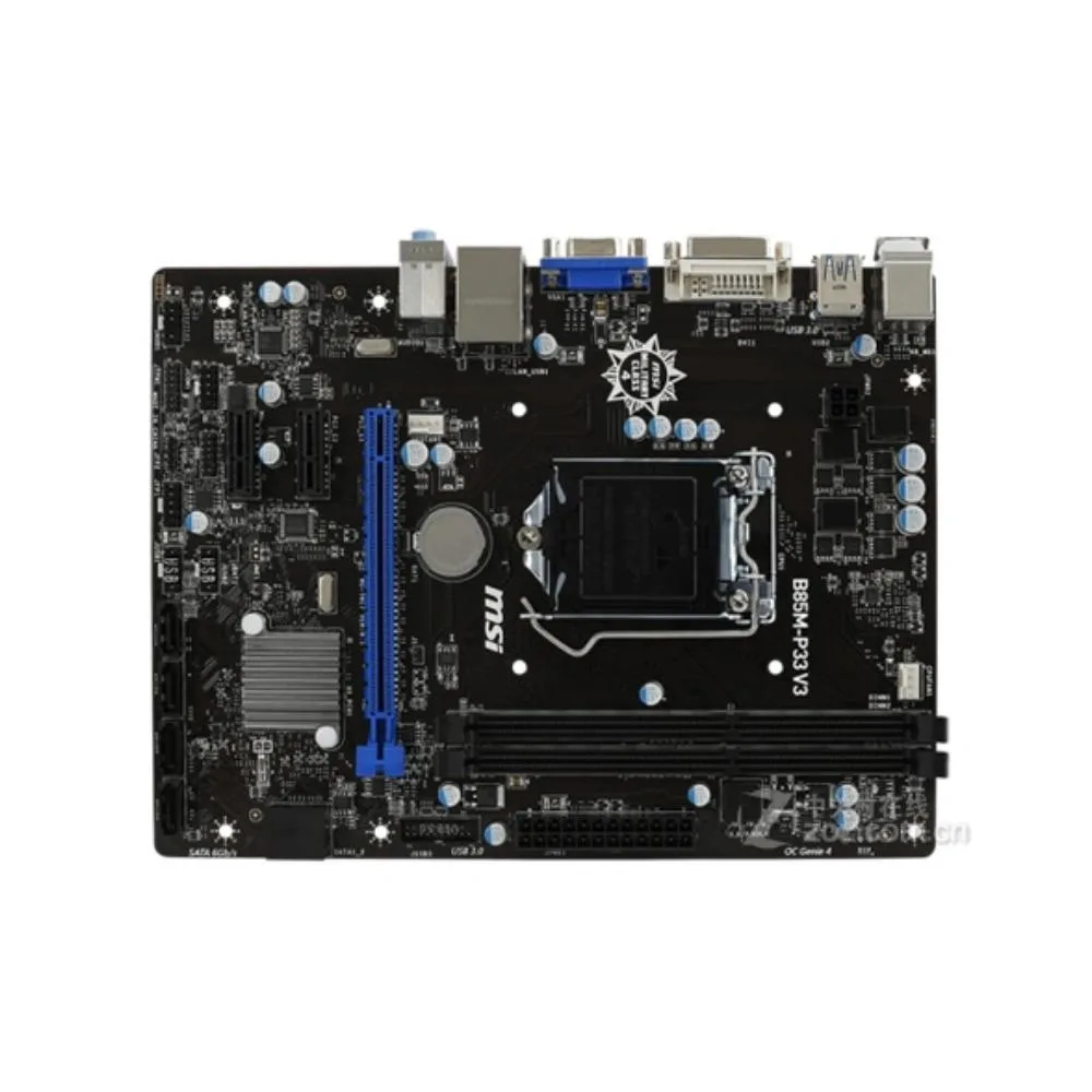 MSI MSI B85M-P33 V3 LGA 1150 Intel B85 Micro ATX Motherboard — product photo