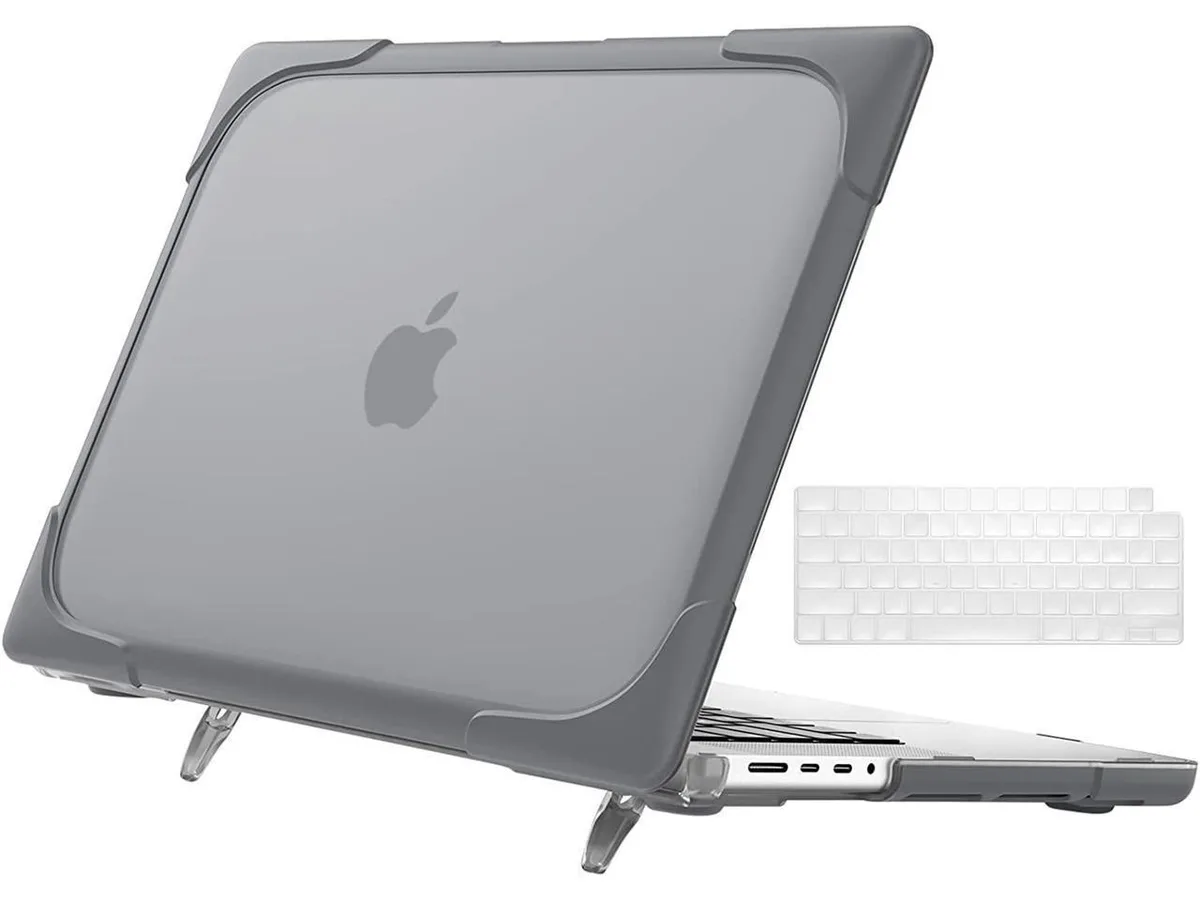 Werleo Werleo MacBook Pro 16" Hard Case 2021-2023 A2485 A2780 Black with Kickstand &amp; Keyboard Cover — product photo