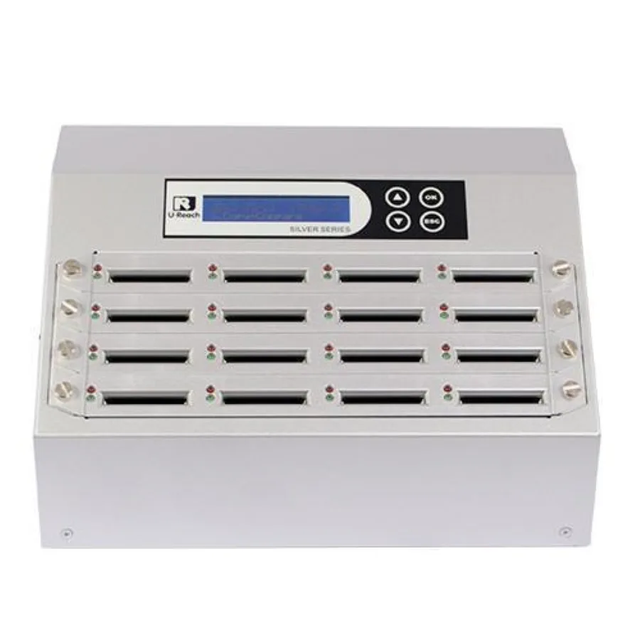 U-Reach, Inc. U-Reach, Inc. CFAST916S 1:15 CFAST Duplicator 3.9GB/min Silver Series — product photo