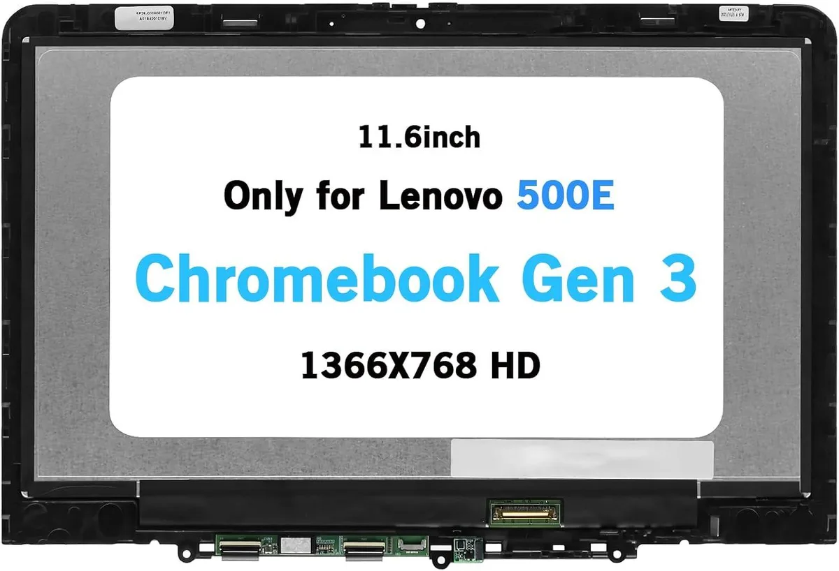 NUOLAISUN NUOLAISUN 11.6" Screen for Lenovo 500E 300E Chromebook Gen 3 (Stylus Touch) — product photo
